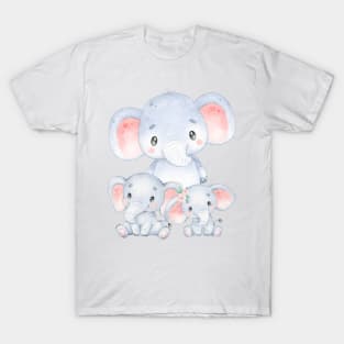 Cute Baby Elephants T-Shirt